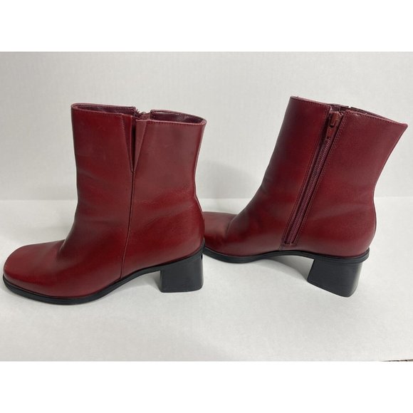 Naturalizer Red Ankle Boots - Picture 8 of 12